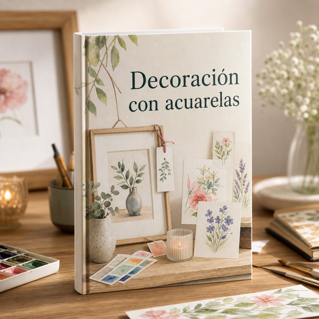 Decoración con acuarelas